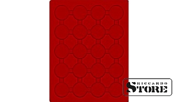 Red velour tray 2103E (Ø42 mm).